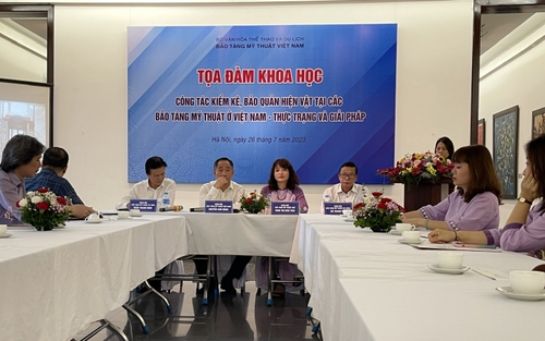 Để bảo quản hiện vật hiệu quả tại các bảo tàng mỹ thuật, phục vụ tốt nhu cầu văn hóa nhân dân