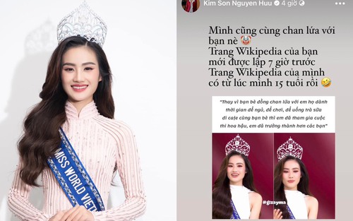 Tân Hoa hậu Ý Nhi lỡ miệng về bạn cùng trang lứa, VĐV Quốc gia đáp lời