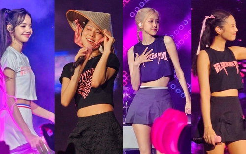 Blackpink 'đốt cháy' khán giả với màn nhảy hit 'See tình' và đội nón lá tại concert Hà Nội