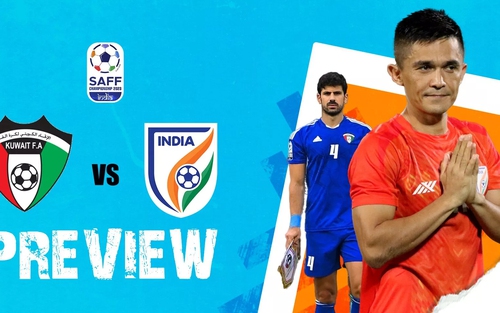 Lịch thi đấu bóng đá hôm nay 4/7: Kuwait vs Ấn Độ