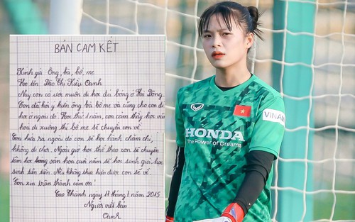 Em út ĐT nữ Việt Nam từng viết 'bản cam kết' xin đá bóng, 20 tuổi đã dự VCK World Cup