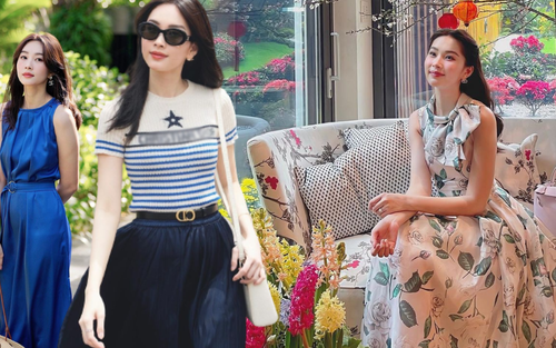 Tủ đồ hiệu của Hoa hậu "thần tiên tỷ tỷ": Áo thun dạo phố giá 36 triệu đồng