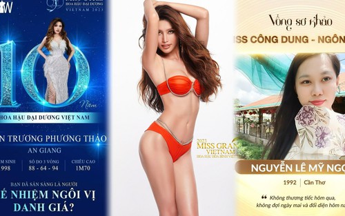 Không đếm xuể các cuộc thi hoa hậu từ nay đến cuối năm: Miss 'Công dung - Ngôn hạnh' gây 'choáng'