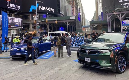 Giá cổ phiếu của VinFast tăng mạnh trong phiên giao dịch đầu tiên trên sàn Nasdaq