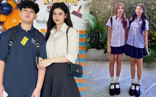 Con sao Việt khoe chiều cao ấn tượng trong ngày tựu trường: 2 ái nữ nhà Quyền Linh gây sốt