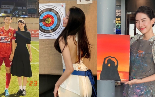 'Nàng thơ' cực xinh của hot boy Đông Á Thanh Hóa, cầm kỳ thi họa 100 điểm 'không có nhưng'
