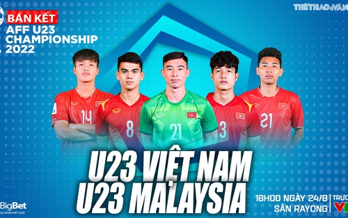 Nhận định bóng đá U23 Việt Nam vs U23 Malaysia, bán kết U23 Đông Nam Á (16h00, 24/8)  