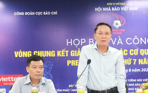 12 đội bóng tranh tài ở Press Cup 2023