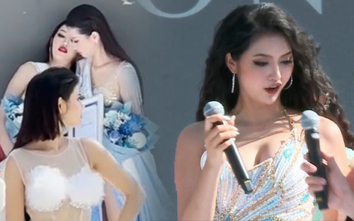 Cuộc thi Hoa hậu nhan nhản "sạn": Thí sinh xỉu vì nắng, đang thi ứng xử thì micro hết pin