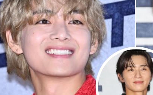 V BTS lại 'đốn tim' fan với visual sáng rực tại buổi chiếu phim của Park Seo Joon