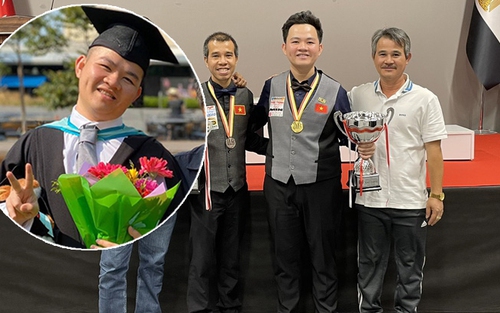 Tay cơ vượt cao thủ số 1 Việt Nam 'lên đỉnh', khiến làng bi-a thế giới kinh ngạc là một... thạc sĩ