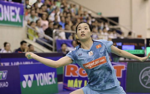 Hotgirl Thùy Linh thắng nghẹt thở đối thủ Nhật Bản, đăng quang xứng đáng tại Vietnam Open 2023
