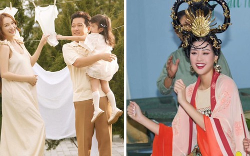 Sao Việt 25/9: Nhã Phương - Trường Giang kỉ niệm ngày cưới, Hoa hậu Khánh Vân hóa Hằng Nga dịp Trung thu