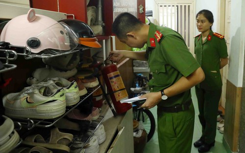 Hình ảnh tổng kiểm tra, rà soát chung cư mini trên địa bàn Thủ đô