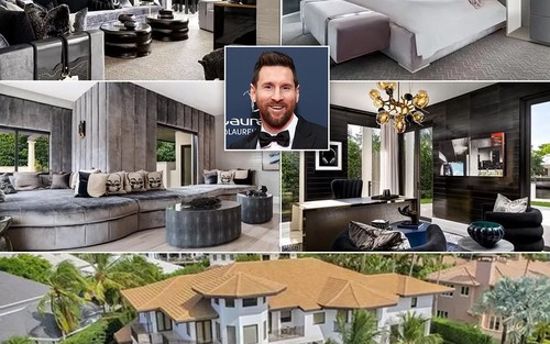 'Trầm trồ' trước biệt thự 260 tỷ đồng của Messi ở Miami