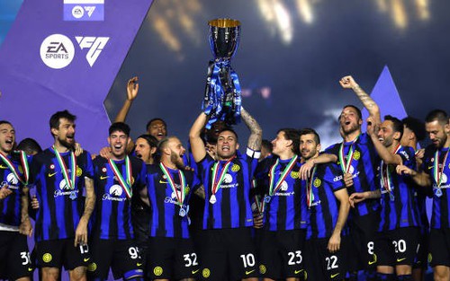 Lautaro Martinez tỏa sáng, Inter Milan đánh bại Napoli để đoạt siêu cúp Ý 2024