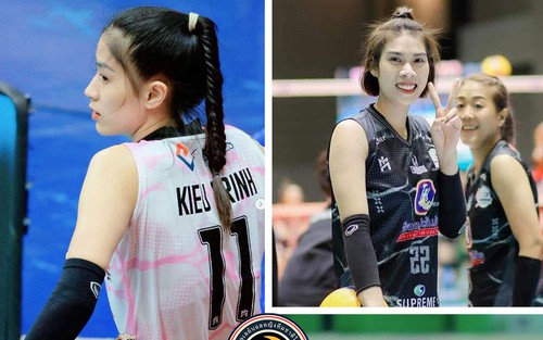 Trở lại sau khi khỏi ốm, hot girl bóng chuyền Việt Nam giúp CLB Thái Lan chiến thắng trong ngày Kiều Trinh ngồi ngoài