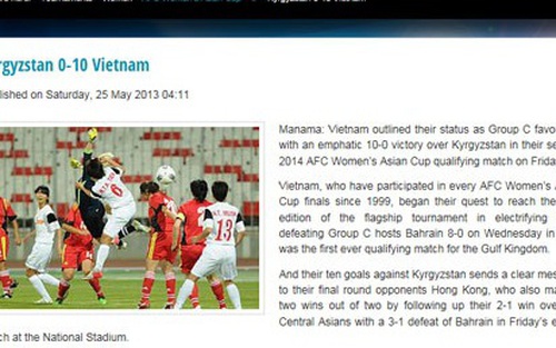 ĐT Việt Nam ghi 12 thắng vào lưới Kyrgyzstan, một cầu thủ lập hat-trick trong 19 phút nhưng AFC lại đưa nhầm kết quả