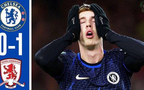 Chelsea thua sốc Middlesbrough: Hy vọng nào cho đấu trường Cúp?