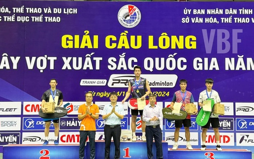 Tay vợt dự Olympic Đức Phát hạ 'tượng đài' cầu lông Việt Nam, vô địch quốc gia như 'lộ trình'