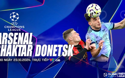Nhận định, soi tỷ lệ Arsenal vs Shakhtar Donetsk 2h00 ngày 23/10, cúp C1