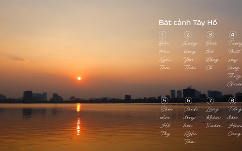 Đề cử "Giải Bùi Xuân Phái - Vì tình yêu Hà Nội" lần 17- 2024: Tầm nhìn từ hành trình "Bát cảnh Tây Hồ"