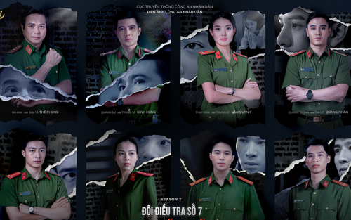 Quang Sự, Trung 'Ruồi' và dàn cast chất lượng của 'Đội điều tra số 7' mùa 2