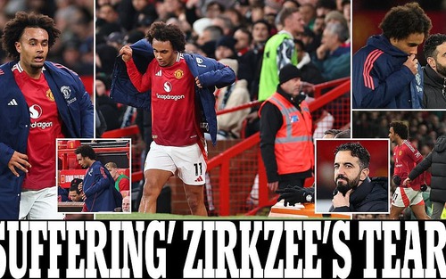Zirkzee khóc khi bị CĐV MU la ó trong trận thua Newcastle, HLV Amorim buộc phải thừa nhận sự thật
