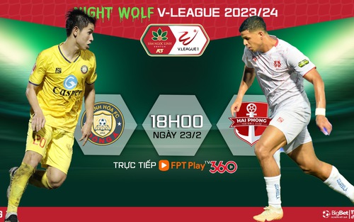 Nhận định bóng đá Thanh Hóa vs Hải Phòng (18h00 hôm nay), V-League vòng 10 