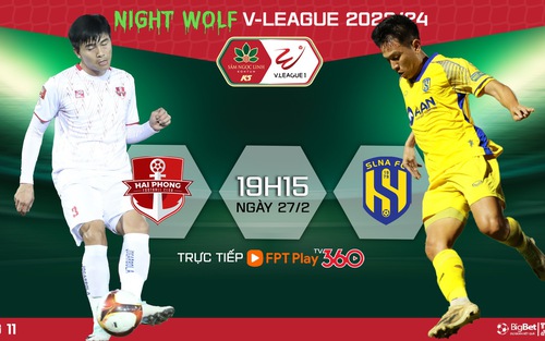 Nhận định bóng đá Hải Phòng vs SLNA (19h15 hôm nay), V-League vòng 11 