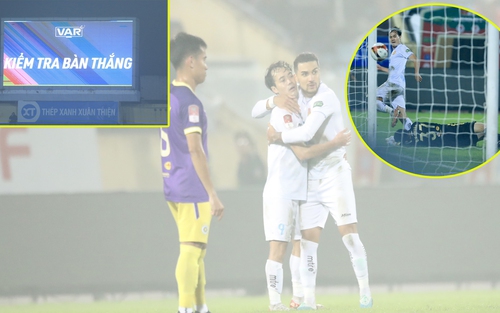 Văn Toàn giúp đội nhà thắng Hà Nội FC trong trận đấu siêu kịch tính với VAR, ‘Quả bóng bạc’ lập siêu phẩm vẫn ngậm ngùi ra về