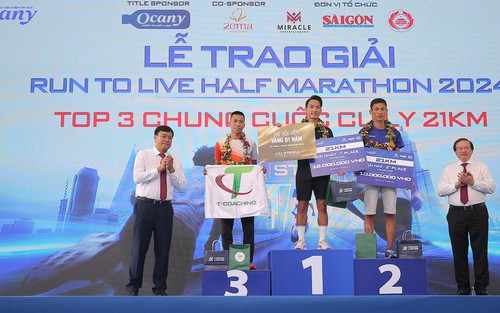Nhà vô địch SEA Games Hoàng Nguyên Thanh vô địch Run To Live 2024