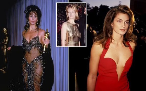 Lễ trao giải Oscar: Từ bộ váy xuyên thấu của Cher đến thiết kế 'gai mắt' của Angelina Jolie
