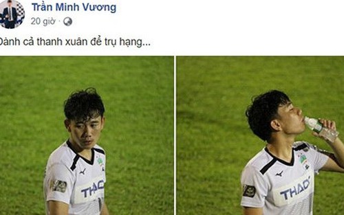 Đàn anh lần lượt ra đi, chỉ một mình Minh Vương vẫn ở lại 'dành cả thanh xuân để trụ hạng' cùng HAGL 