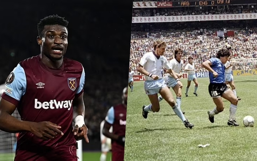 Dẫn bóng từ sân nhà rồi ghi bàn, ngôi sao Ngoại hạng Anh được ví với Maradona