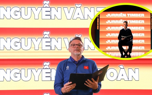HLV Troussier công bố danh sách ĐT Việt Nam theo phong cách độc lạ của châu Âu khiến CĐV thích thú