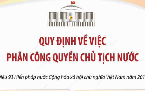Quy định về việc phân công quyền Chủ tịch nước