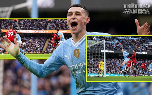Foden lập cú đúp che mờ siêu phẩm của Rashford và khoảnh khắc đáng quên của Haaland