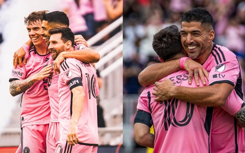 Messi cùng Suarez thay nhau lập cú đúp, Inter Miami đại thắng với tỷ số khó tin tại MLS