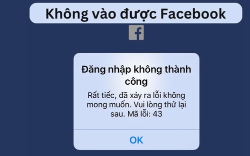 Facebook đang lỗi