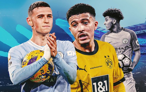 Jadon Sancho vs Phil Foden: Hai tài năng, hai số phận