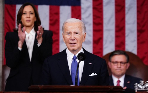Tổng thống Mỹ Joe Biden đọc Thông điệp liên bang trước Quốc hội lưỡng viện