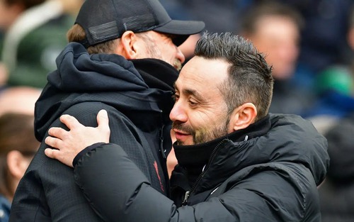 Roberto de Zerbi sẽ kế vị Klopp tại Liverpool?