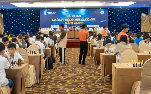 408 kỳ thủ góp mặt ở Giải vô địch Cờ vua đồng đội quốc gia 2024