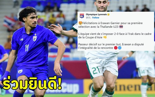 Sao trẻ gốc Pháp của U23 Thái Lan gây sốt truyền thông nước nhà