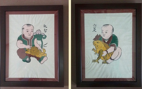 Ngẫm ngợi cuối tuần: 'Siêu thực' trong tranh dân gian
