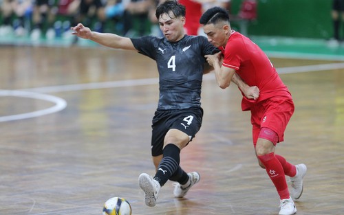 Đội tuyển futsal Việt Nam đấu kín với Malaysia