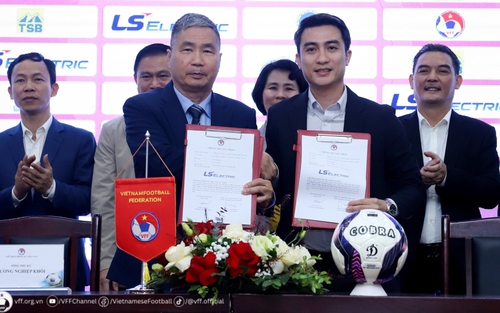 Thái Sơn Bắc tiếp tục tài trợ chính giải bóng đá nữ VĐQG 2024-2026