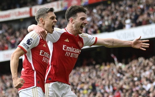 Bảng xếp hạng Ngoại hạng Anh vòng 37 hôm nay: Arsenal đòi lại ngôi đầu từ Man City