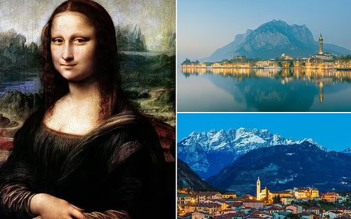 Ngọn núi và cây cầu cung cấp manh mối về bối cảnh trong kiệt tác 'Mona Lisa' của Leonardo Da Vinci